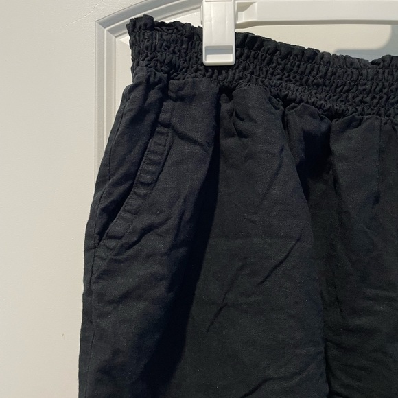 Ava & Viv Size 4X Black Linen Blend Shorts With Pockets!! - Picture 4 of 9